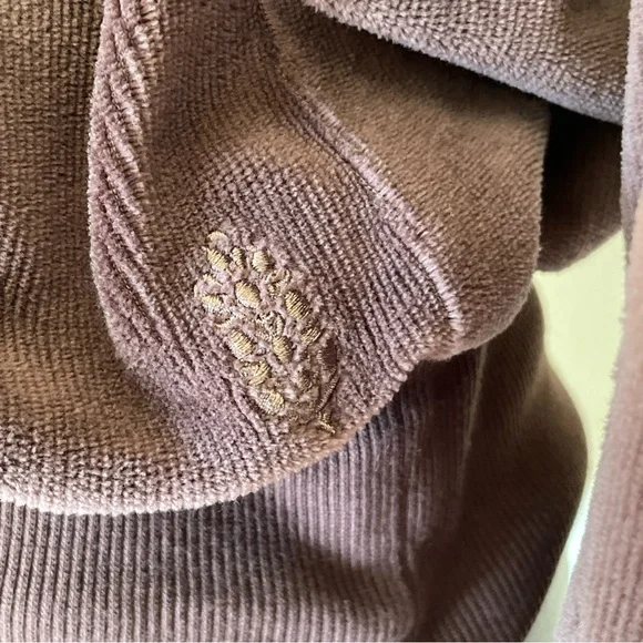 Free people movement hoodie womens Small brown cropped Y2K streetwear goth comfy - Picture 5 of 14